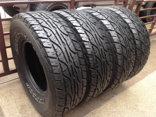 ยาง All Dunlop 285 75 16 ดอกเต็ม ใช้งานน้อย ราคาไม่แพง