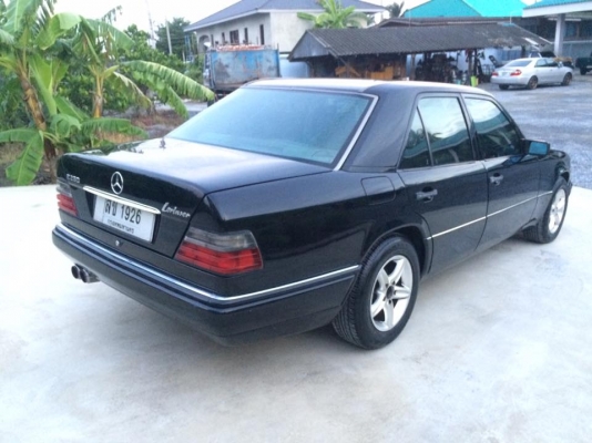 ขาย benz E280 สีดำ ปี91 เครื่องJ LPG ภายในสวย พร้อมใช้