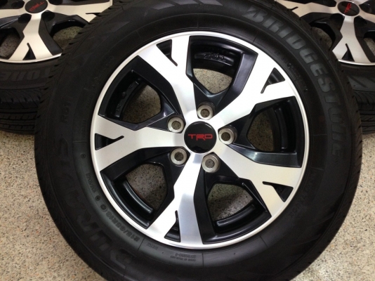 แม็ก TRD SPORTIVO ขอบ16 5รู114 พร้อมยางใหม่ๆ