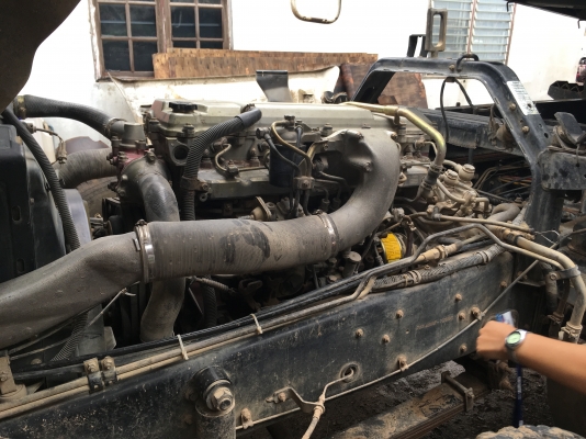 ขายด่วนรถดั้มสองเพลาFM1J สมอทอง220แรง ปี46 รถสวยเดิมๆบางๆหัวสีเดิม