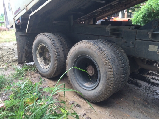 ขายด่วนรถดั้มสองเพลาFM1J สมอทอง220แรง ปี46 รถสวยเดิมๆบางๆหัวสีเดิม