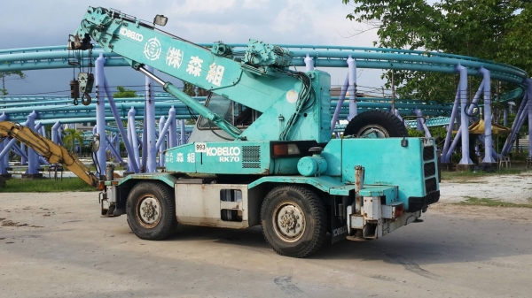 ขายรถเครน KOBELCO 4 ล้อขนาด 7 ตัน เอกสารอินวอย ราคา 850000