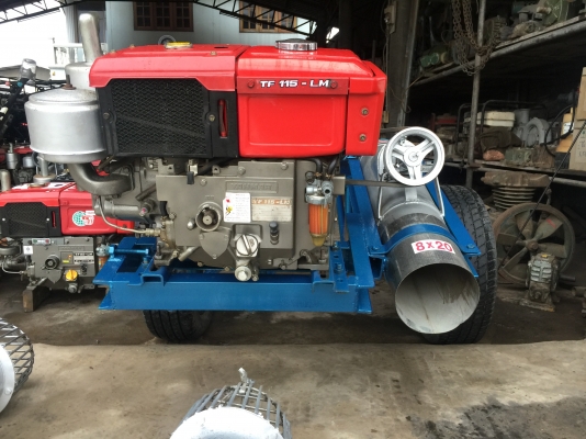 ท่อสูบน้ำสแตนเลสขนาด 8นิ้ว ยาว3วา พร้อมเครื่องยนต์ยันม่า115มีล้อลากเคลื่อนย้ายสะดวก