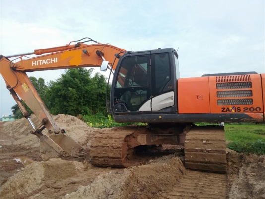 ขาย 1,795,000 HITACHI  ZX 200-5 G ปี 2012 ทำงาน 6,559 ชม. รถสวยพร้อมใช้เอกสารพร้อมโอน(ไม่รั่วไม่ซึมสวยเหมือนใหม่) 090-772-3710 090-772-3708