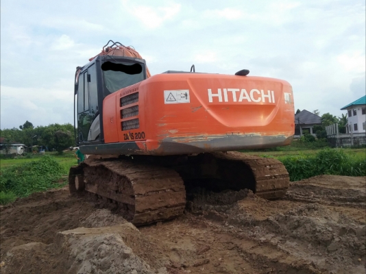 ขาย 1,795,000 HITACHI  ZX 200-5 G ปี 2012 ทำงาน 6,559 ชม. รถสวยพร้อมใช้เอกสารพร้อมโอน(ไม่รั่วไม่ซึมสวยเหมือนใหม่) 090-772-3710 090-772-3708