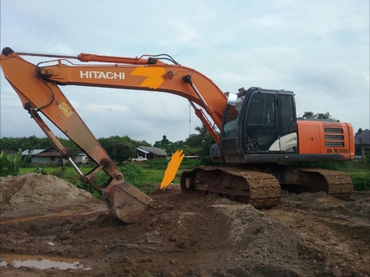 ขาย 1,795,000 HITACHI  ZX 200-5 G ปี 2012 ทำงาน 6,559 ชม. รถสวยพร้อมใช้เอกสารพร้อมโอน(ไม่รั่วไม่ซึมสวยเหมือนใหม่) 090-772-3710 090-772-3708