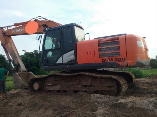 ขาย 1,795,000 HITACHI  ZX 200-5 G ปี 2012 ทำงาน 6,559 ชม. รถสวยพร้อมใช้เอกสารพร้อมโอน(ไม่รั่วไม่ซึมสวยเหมือนใหม่) 090-772-3710 090-772-3708