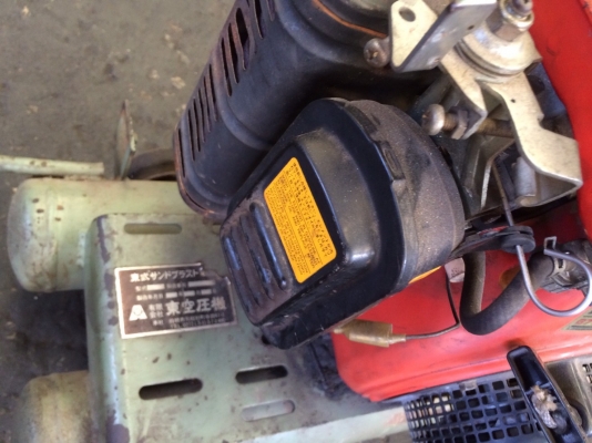 ขายด่วน!!เครื่องปั๊มลม MEJI มิซุบิชิ เก่าญี่ปุ่น สภาพดีมาก!! ใช้งานได้ทันที