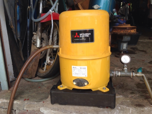 ขายปั้มน้ำอัตโนมัติ Mitsubishi 100W สภาพสวย วิ่งนิ่มเดิมๆ ตรวจเช็คแรงดันเรียบร้อย ไม่มีรั่วซึม พร้อมใช้งาน