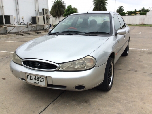 ขายรถฟอร์ด มอนดิโอ ปี98 เครื่องโตโยต้า 3Sหัวฉีด เกียร์ออโต้ ติดแก๊สLPG เพาเวอร์ ไฟฟ้า airbag2ใบ เบรคABS ภายในเดิมสวยๆเบาะหนังสวยสะอาด แอร์วิทยุCD ต้วถังเดิมตะเข็บเดิมทั้งคันไม่มีชน สีเงาสวยบางเดิม แม็กBBS รถขับดีเลยครับ พร้อมใช้ได้เลย ขายถูกครับ