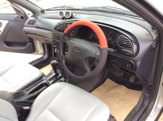 ขายรถฟอร์ด มอนดิโอ ปี98 เครื่องโตโยต้า 3Sหัวฉีด เกียร์ออโต้ ติดแก๊สLPG เพาเวอร์ ไฟฟ้า airbag2ใบ เบรคABS ภายในเดิมสวยๆเบาะหนังสวยสะอาด แอร์วิทยุCD ต้วถังเดิมตะเข็บเดิมทั้งคันไม่มีชน สีเงาสวยบางเดิม แม็กBBS รถขับดีเลยครับ พร้อมใช้ได้เลย ขายถูกครับ