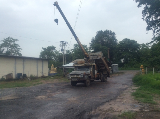 หัวยาวพร้อมใช้งานสภาพสวยยังใช้งานดีมากๆครัชซีนางฟ้าดั้มพร้อมเครนเอกสารพร้อมโอนราคา200000