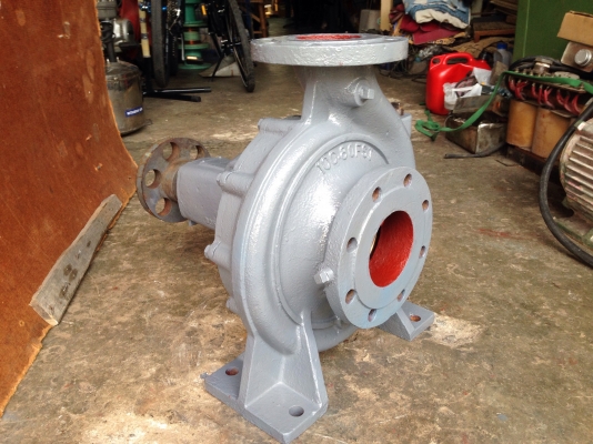 ขายหัวปั้มน้ำหอยโข่ง Ebara ใบพัดทองเหลือง ขนาด เข้า 4นิ้ว ออก 3นิ้ว สภาพดี หมุนนิ่ม พร้อมใช้งาน