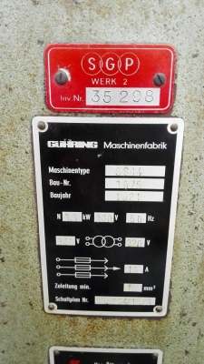 เครื่องลับคมเยอรมันสองหัว GUHRING TOOL ลับดอกสว่าน ลับดอกเอนมิล ตัวใหญ่ลับได้ถึง 2" Made in GERMANY