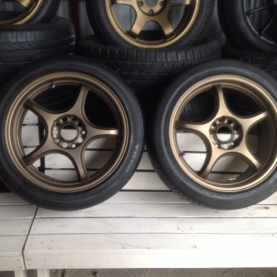 ล้อแม็ก ลาย 5zigen งาน kspeed ขอบ 17" 5 รู 114.3