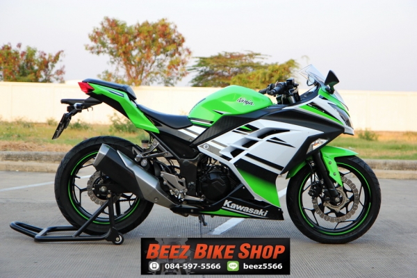 ขาย Kawasaki Ninja300 ABS ฉลอง30ปี รุ่นปี 2015 เดิมๆ สภาพสวยใสๆ ทะเบียนพร้อมโอน