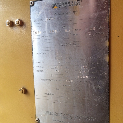 ขายเครื่องปั่นไฟ CATERPILLAR. รุ่น 3412. 500kva. ขายเครื่องปั่นไฟ CATERPILLAR. รุ่น 3412. 500kva.