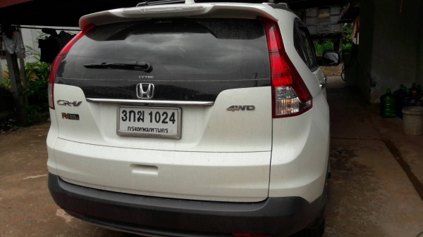 ขาย HONDA CR-V ปี 2013/2557 ตัวทอป 4WD เกียร์ออโต้ วิ่งน้อย รถสวยเดิมทุกอย่างครับ