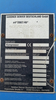 ขาย เครื่องปั๊มลม เครื่องลม ขนาดใหญ่ compair T270TS ขนาด 825 CFM เก่านอก เหมาะกับงานเจาะบาดาลที่ลึกได้ดี