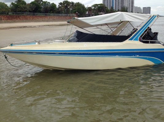 ขายเรือเร็วขนาด 15 ฟุต เครื่องยนต์ 50 แรงม้า ขายแล้ว ขอบคุณ truck2hand