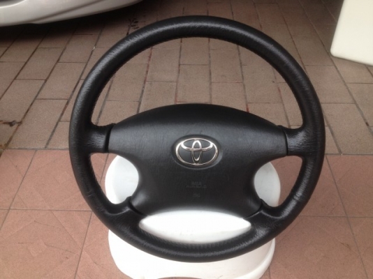 วง TOYOTA 4 ก้านหนังเย็บสวยๆ สไปร่อนครบของเก่าญี่ปุ่นสภาพสวย