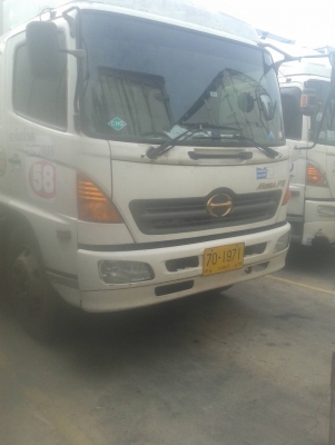 ขายรถ 6 ล้อ ตู้แห้ง ฮีโน่ CNG