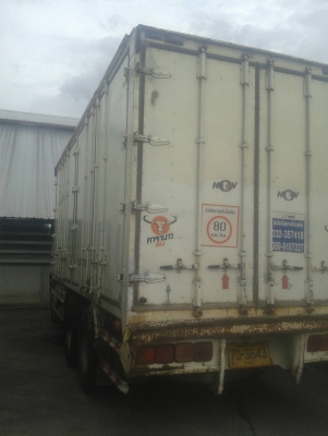 ขายรถบรรทุก 10 ล้อตู้ ฮีโน่ ใช้ CNG