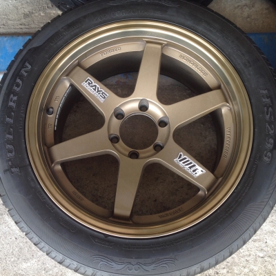 ล้อแม็ก TE37 ขอบ 20" 6 รู 139 หน้า 9.5 หลัง 10.5