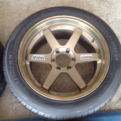 ล้อแม็ก TE37 ขอบ 20" 6 รู 139 หน้า 9.5 หลัง 10.5