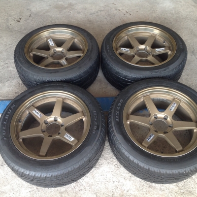 ล้อแม็ก TE37 ขอบ 20" 6 รู 139 หน้า 9.5 หลัง 10.5