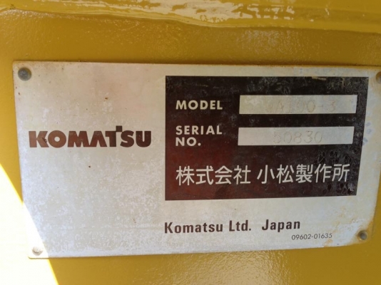 KOMATSU WA100-3 สภาพสวย เก่าญี่ปุ่น พร้อมใช้งาน โทร.090-986-2521 อ๊อบ