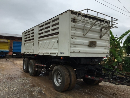 ขายรถพ่วงดัมพ์ ISUZU เครื่อง 360 แรง ปี 55 กระบะดัมพ์สามมิตร ลูก 3 เพลาแท้ ยางเต็ม พร้อมใช้งาน