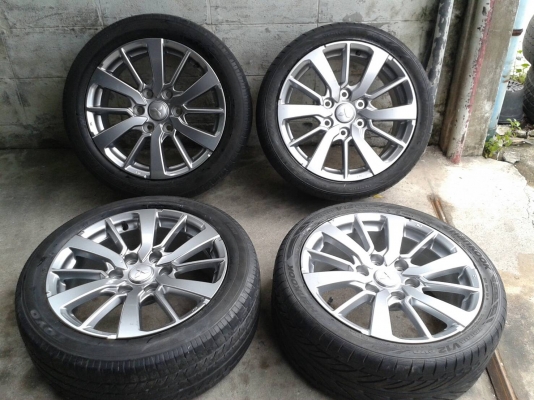 ขอบ18นิ้ว6รู มิตซูปาเจโร พร้อมยาง สวยๆ 4 ล้อ ราคา 7900 บาท