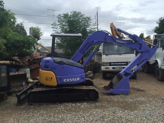 ขาย แบคโฮ Hitachi EX55UR-2 (081-3030788 ท่าม่วงแทรกเตอร์)