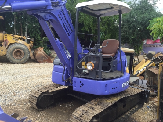 ขาย แบคโฮ Hitachi EX55UR-2 (081-3030788 ท่าม่วงแทรกเตอร์)