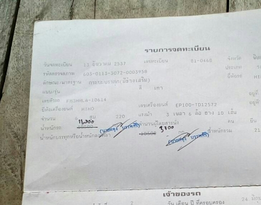 ลูกค้ามัดจำเรียบร้อย ครับ สิบล้อ ฮีโน่ FM3H วาง EP100-220แรง 2เพา ดั้มสามมิต สวยๆสภาพดีเดิมๆพร้อมใช้ ทะเบียนพร้อมโอน ลูกค้ามัดจำเรียบร้อย ครับ สิบล้อ ฮีโน่ FM3H วาง EP100-220แรง 2เพา ดั้มสามมิต สวยๆสภาพดีเดิมๆพร้อมใช้ ทะเบียนพร้อมโอน