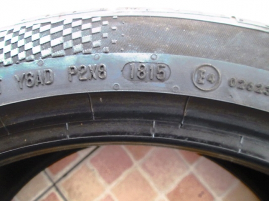 ขายยาง CONTINENTAL CONTACT MC5 245-40-18 ปี15 งามๆ 1คู่