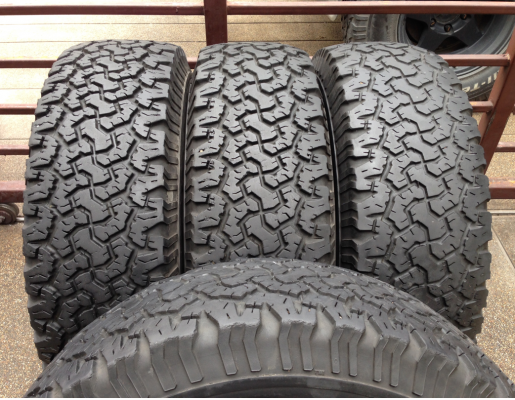 ยาง All BF Goodrich 30 9.5 R15 พร้อมใช้งาน ราคาไม่แพง