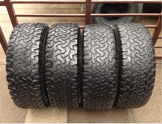 ยาง All BF Goodrich 30 9.5 R15 พร้อมใช้งาน ราคาไม่แพง