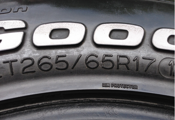 ยาง All BF Goodrich 265 65 17 พร้อมใช้งาน ราคาไม่แพง