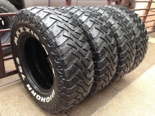 ยาง Mud Maxxis 265 75 16 ปลายปี12 ดอกเยอะ พร้อมใช้งาน ราคาไม่แพง