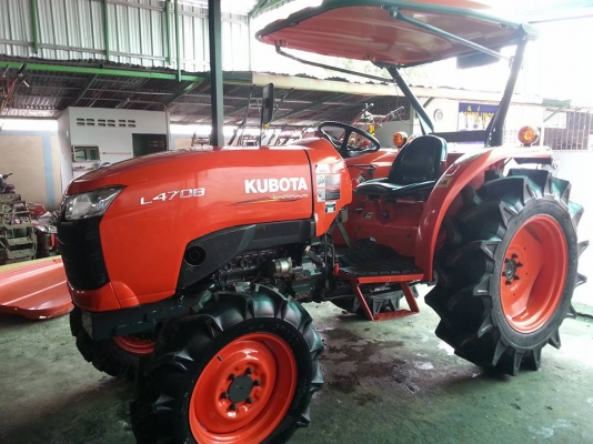 คูโบต้า L4708 4 WD อุปกรณ์ 3 ชิ้น ใบมีดดันหน้าใหม่ ผานช้าง DH246F โรตารี่ช้าง RX182F