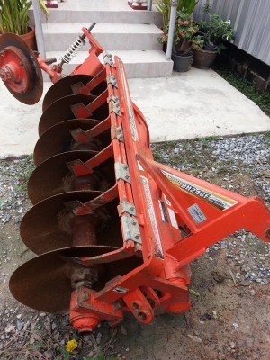 คูโบต้า L4708 4 WD อุปกรณ์ 3 ชิ้น ใบมีดดันหน้าใหม่ ผานช้าง DH246F โรตารี่ช้าง RX182F