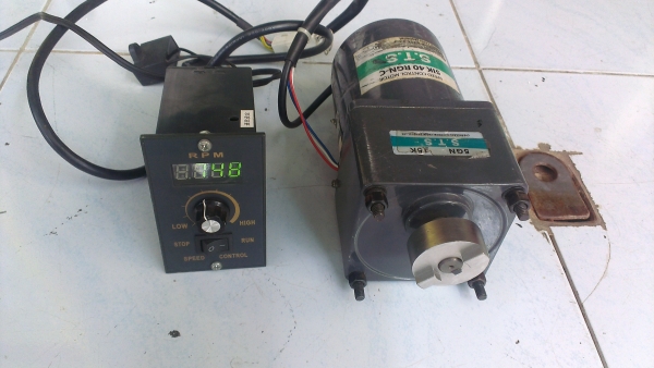 มอเตอร์เกียร์ STS พร้อมสปีดคอนโทลร RPM
