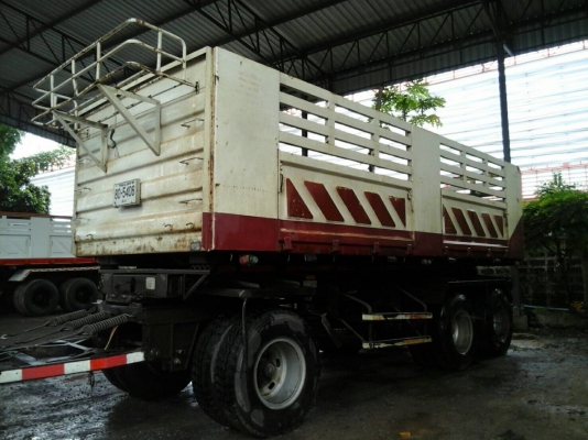 ขายรถพ่วงดัมพ์ Hino 500 เครื่อง 380 แรง ปลายปี 55 กระบะดัมพ์สามมิตร ลูก 3 เพลาแท้ ทะเบียนพร้อม