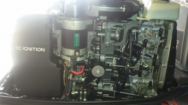 เครื่องเรือ suzuki55hp สภาพใหม่กริบๆ ใบเลต พร้อมใช้