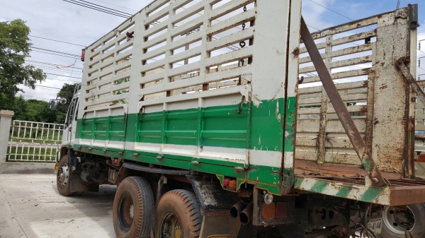 ขาย รถพ่วง ISUZU DECA 320  ปี 47 ดั้มเกษตรแม่-ลูก ต่ออู่ เอส ที เทรลเลอร์ คัสซีสวยตลอดเส้น เครื่องเดิม เกียร์เดิม เอกสารเล่มทะเบียนพร้อมโอน