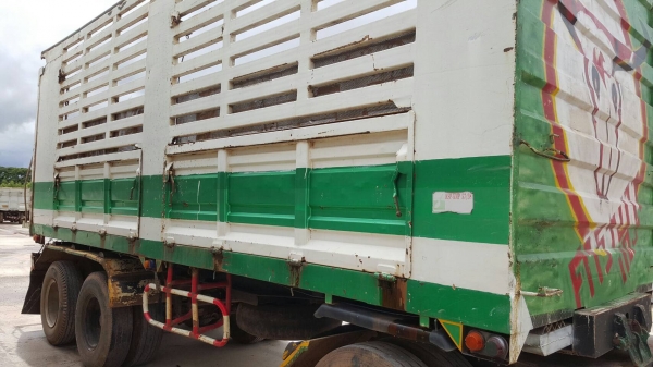 ขาย รถพ่วง ISUZU DECA 320  ปี 47 ดั้มเกษตรแม่-ลูก ต่ออู่ เอส ที เทรลเลอร์ คัสซีสวยตลอดเส้น เครื่องเดิม เกียร์เดิม เอกสารเล่มทะเบียนพร้อมโอน