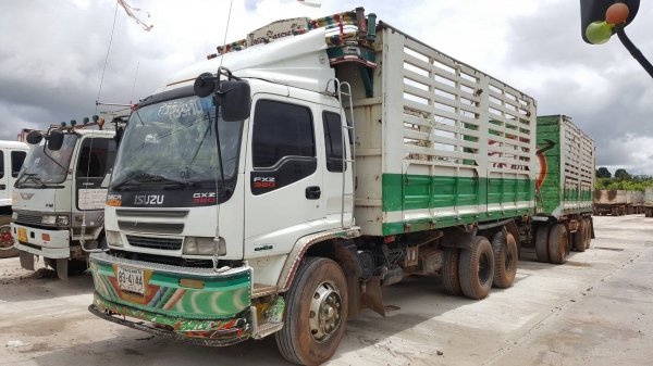 ขาย รถพ่วง ISUZU DECA 320  ปี 47 ดั้มเกษตรแม่-ลูก ต่ออู่ เอส ที เทรลเลอร์ คัสซีสวยตลอดเส้น เครื่องเดิม เกียร์เดิม เอกสารเล่มทะเบียนพร้อมโอน