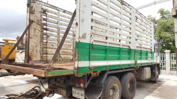 ขาย รถพ่วง ISUZU DECA 320  ปี 47 ดั้มเกษตรแม่-ลูก ต่ออู่ เอส ที เทรลเลอร์ คัสซีสวยตลอดเส้น เครื่องเดิม เกียร์เดิม เอกสารเล่มทะเบียนพร้อมโอน